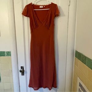 Aritzia Wilfred Camelot Dress